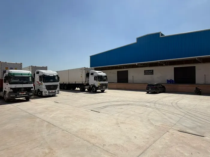 Trucks at the loading bay